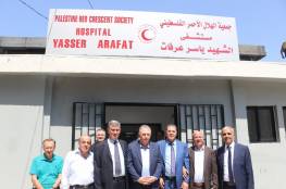 افتتاح المرحلة الأولى من البناء لمجمع الشهيد ياسر عرفات الطبيّ في مخيّم البص