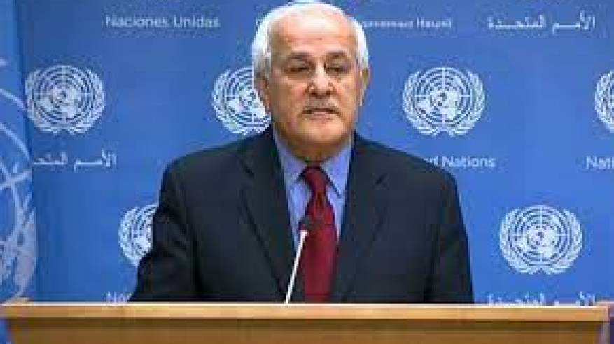 السفير منصور: غياب المساءلة القانونية يشجع إسرائيل على الإمعان في انتهاكاتها بحق شعبنا