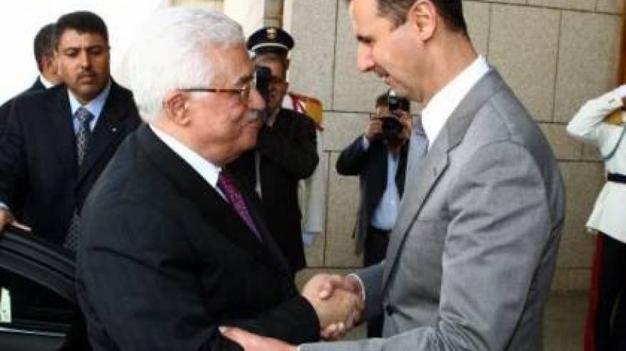 رسالة جوابية خطية من الرئيس السوري إلى الرئيس محمود عباس