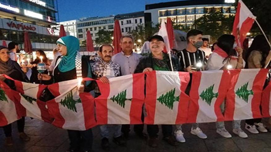 الجاليات الفلسطينية في أوروبا تتضامن مع لبنان إثر كارثة انفجار مرفأ بيروت