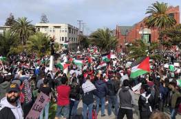 تظاهرات تعم المدن الاميركية الرئيسة تنديدا بالعدوان الاسرائيلي على شعبنا