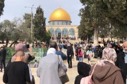 القدس: أكثر من 50 ألفا يحييون ذكرى الإسراء والمعراج في 