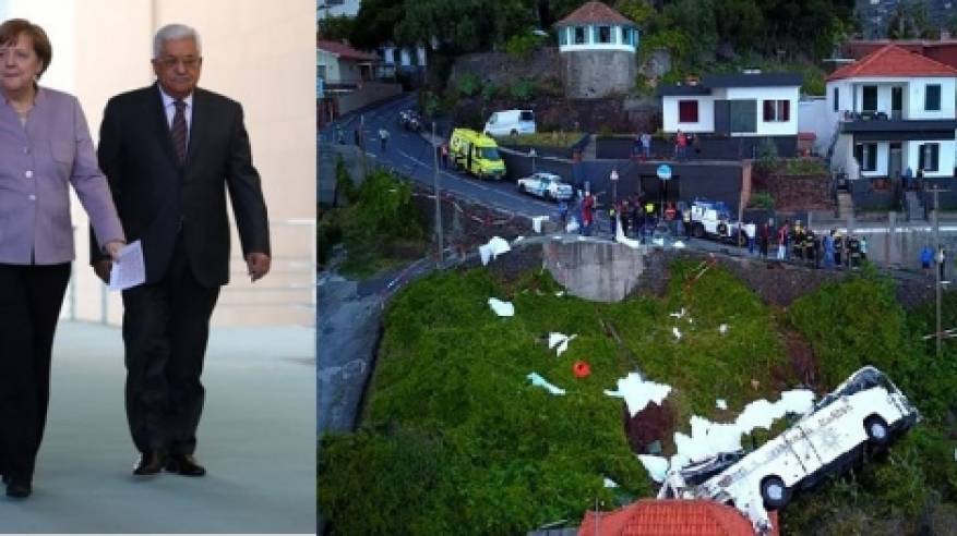 الرئيس يعزي نظيره الألماني والمستشارة ميركل بضحايا حادث الحافلة في البرتغال