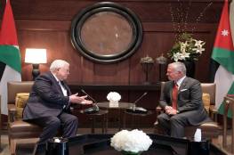الرئيس يصل عمان ويجتمع مع العاهل الأردني