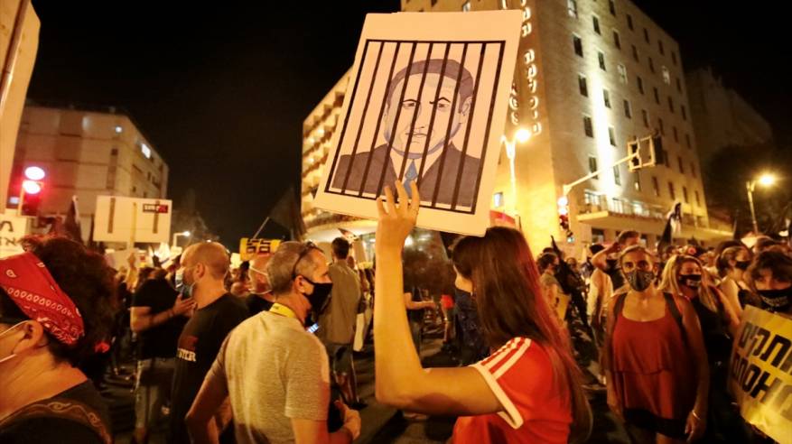 آلاف الإسرائيليين يواصلون التظاهر ضد نتنياهو للأسبوع الـ11