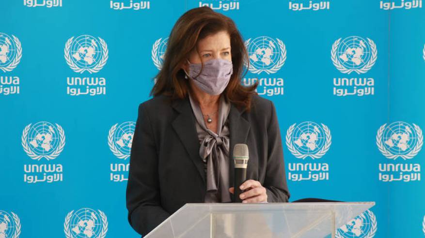 السفيرة الأمريكية في لبنان تزور الأونروا بعد إعلان بلدها استئناف التمويل للوكالة