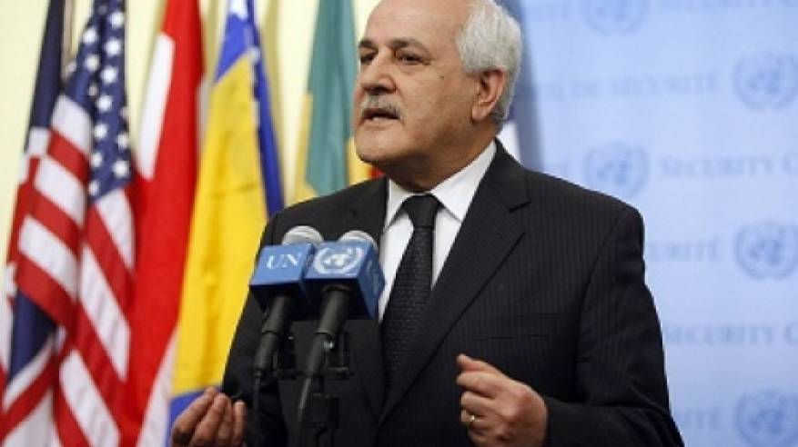 منصور: سيتم الدعوة لجلسة طارئة لمجلس الأمن الدولي حول الأوضاع في فلسطين