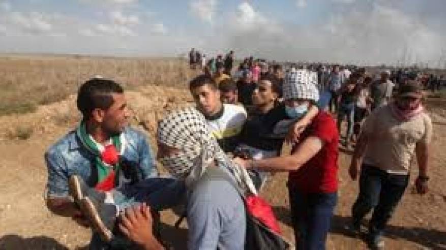 إصابات خلال قمع الاحتلال المسيرات السلمية الأسبوعية شرق قطاع غزة
