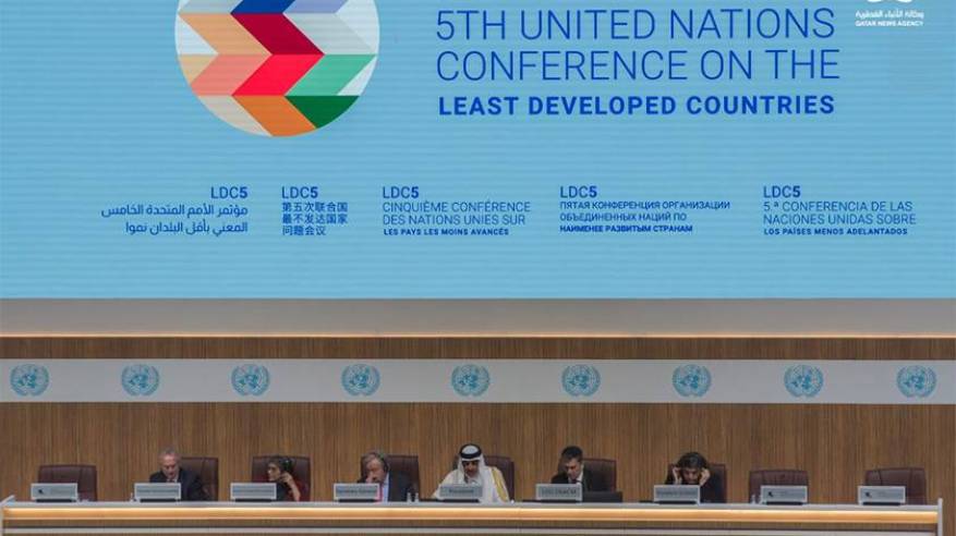 بمشاركة الرئيس: انطلاق أعمال مؤتمر الأمم المتحدة الخامس المعني بأقل البلدان نموا