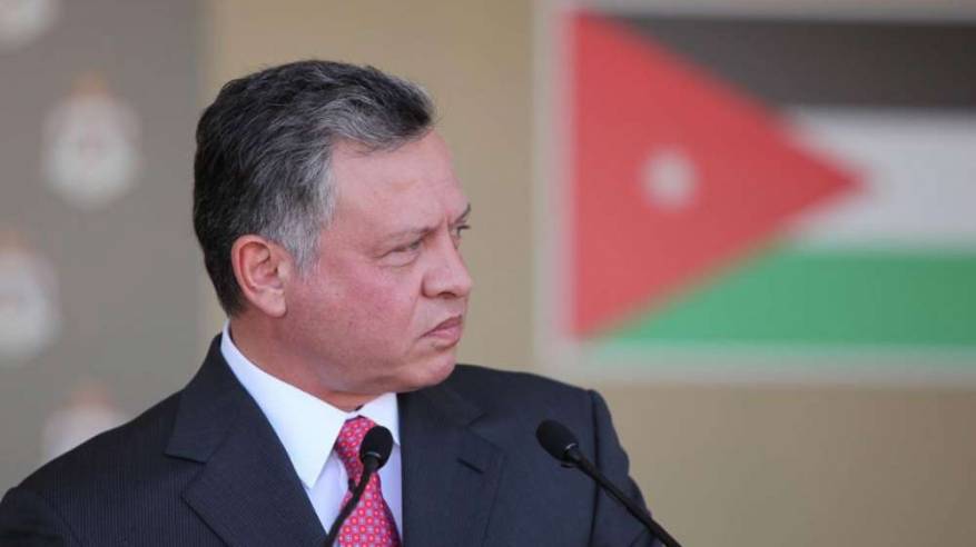 العاهل الأردني يعرب عن أمله بقيام دولة فلسطين المستقلة وعاصمتها القدس الشرقية