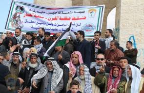 دائرة شؤون اللاجئين بالمنظمة ولجانها الشعبية بالمخيمات تنظم مسيرات احتجاجية رفضاً لصفقة القرن يوم الثلاثاء الموافق 28/1/2020