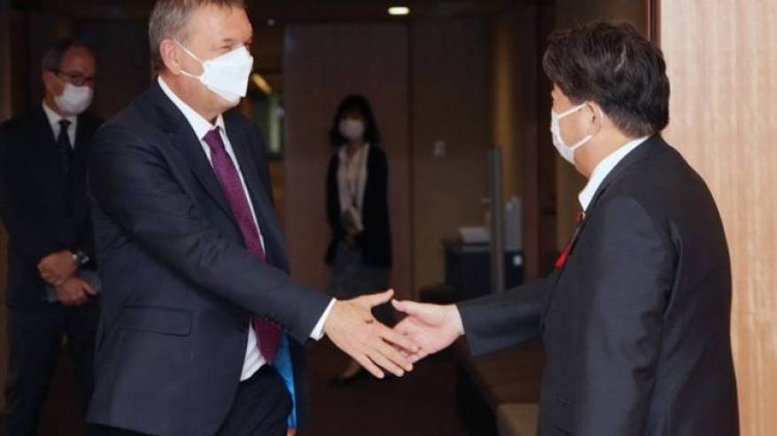 المفوض العام لوكالة الأمم المتحدة لإغاثة وتشغيل اللاجئين الفلسطينيين في الشرق الأدنى (الأونروا) يزور اليابان
