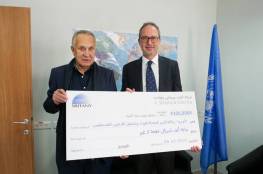 شركة سبيتاني تقدم 100 الف شيقل للاونروا لدعم برامج للصحة النفسية في غزة