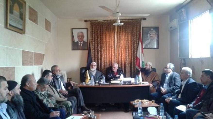 بيروت: اجتماع يناقش الأوضاع الأمنية داخل مخيمات شعبنا