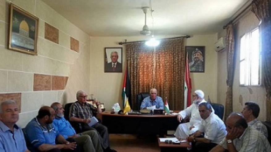 اللجنة الامنية العليا تجتمع بمقر الامن الوطني في عين الحلوة برئاسة اللواء ابو عرب