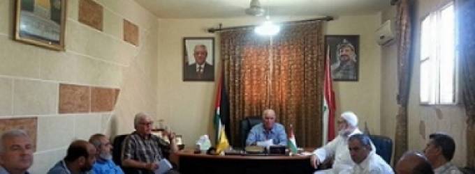 اللجنة الامنية العليا تجتمع بمقر الامن الوطني في عين الحلوة برئاسة اللواء ابو عرب